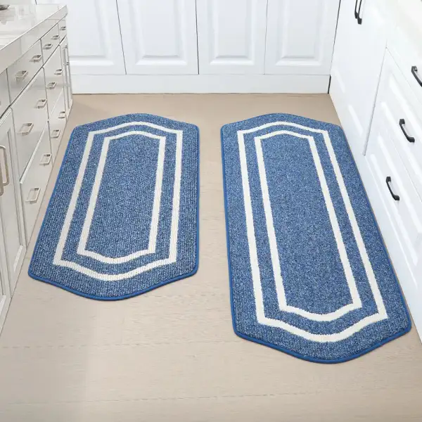 Long Oval Washable Kitchen Rug