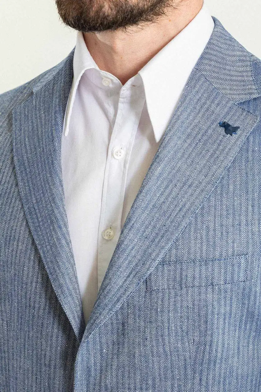 City Slim Fit Plaid Blazer