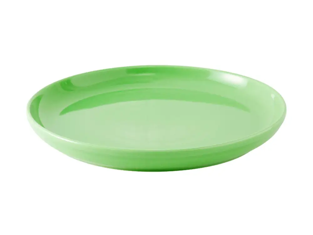 Decorated Pizza And Serving Plate