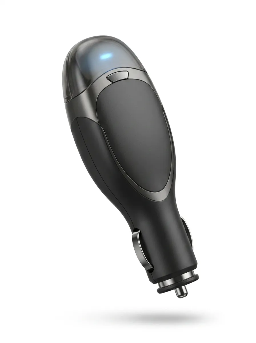 LED Indicator Car Fuel Saver Electronic Plug-In Device for Car Cabin Setups