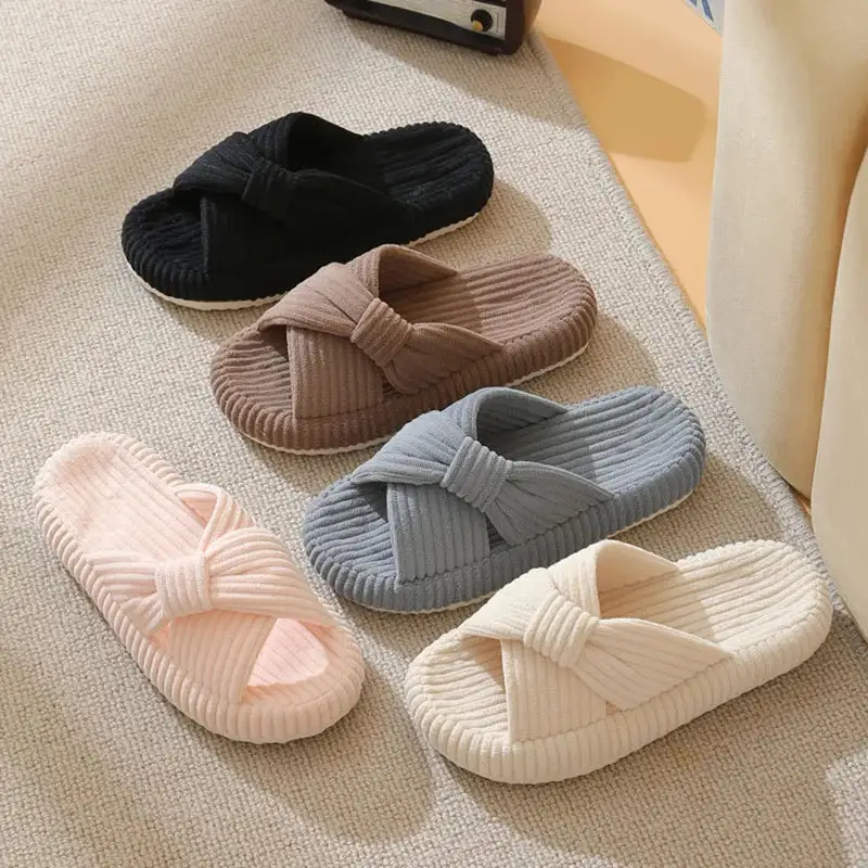 Soft Step Open Toe Lounge Slippers