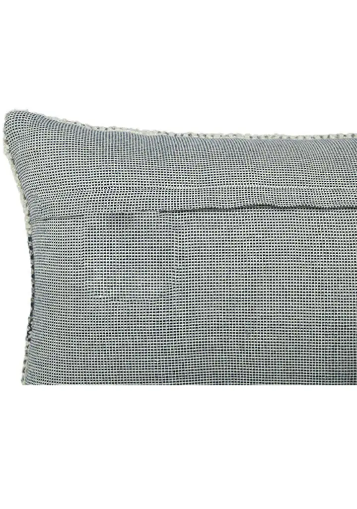 Artisan Design Embroidered Floral Cotton Decorative Cushion Cover