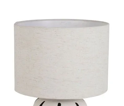Black Stripe Ceramic Table Lamp