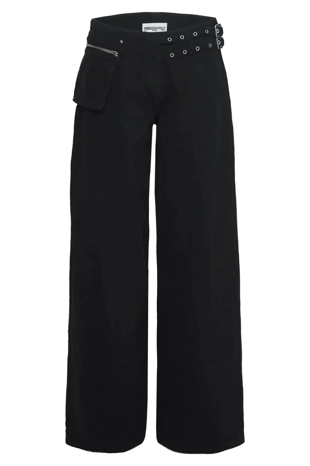 Wide Leg Jeans With Pocket
