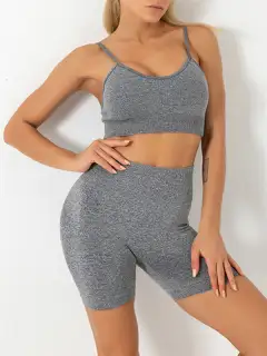 Refined Seamless Two-Piece Sports Set