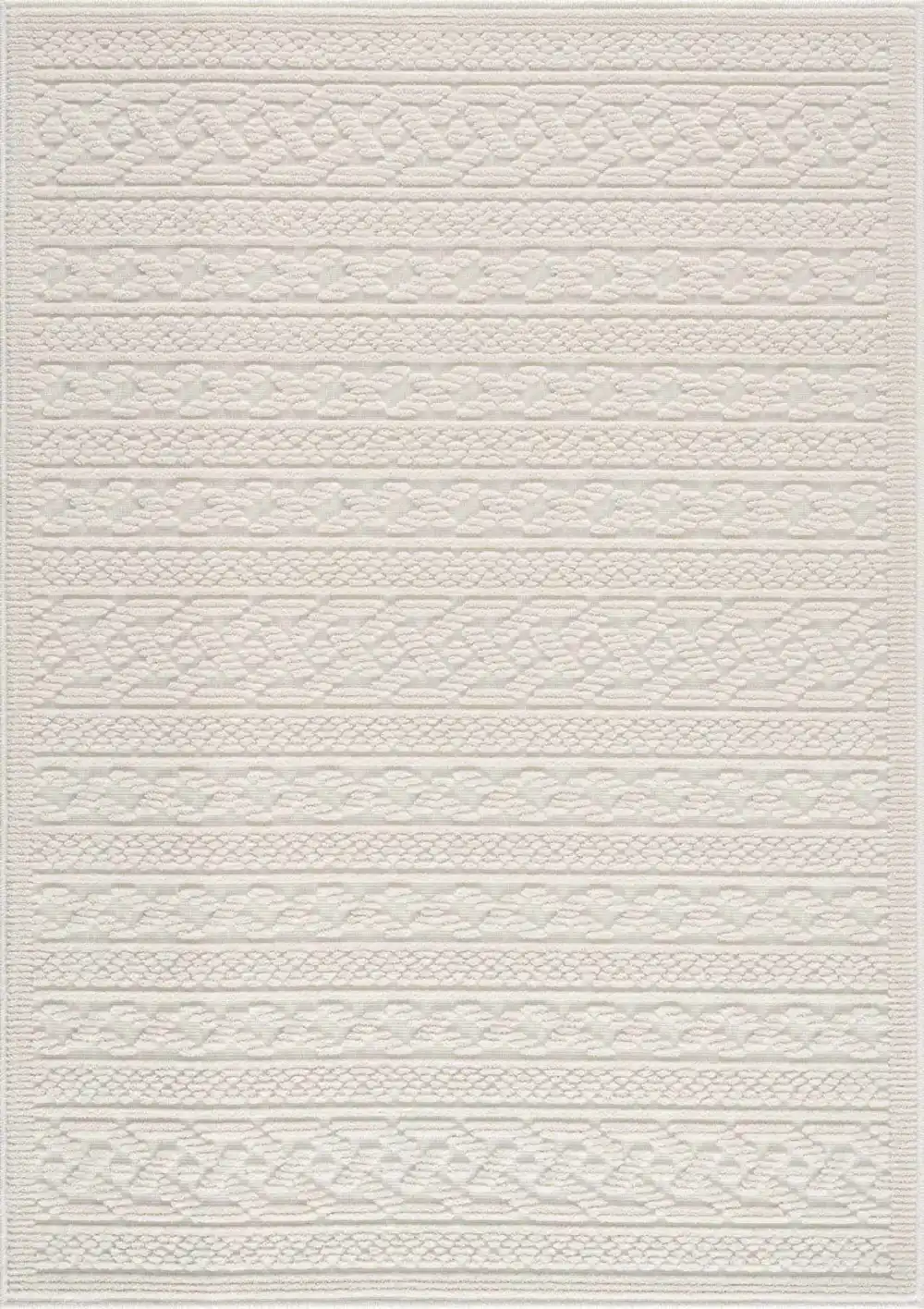 Refined Bohemian Washable Polypropylene Area Rug