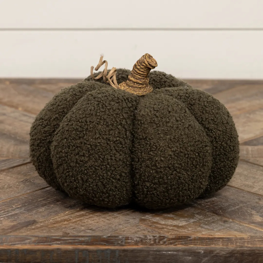 Modern Boucle Texture Decorative Pumpkin Ornament