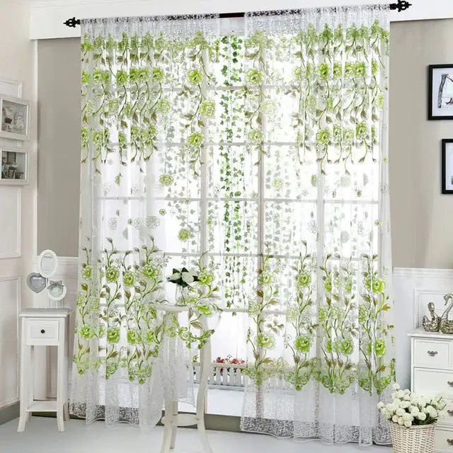 Baking Sheer Window Valance Panel