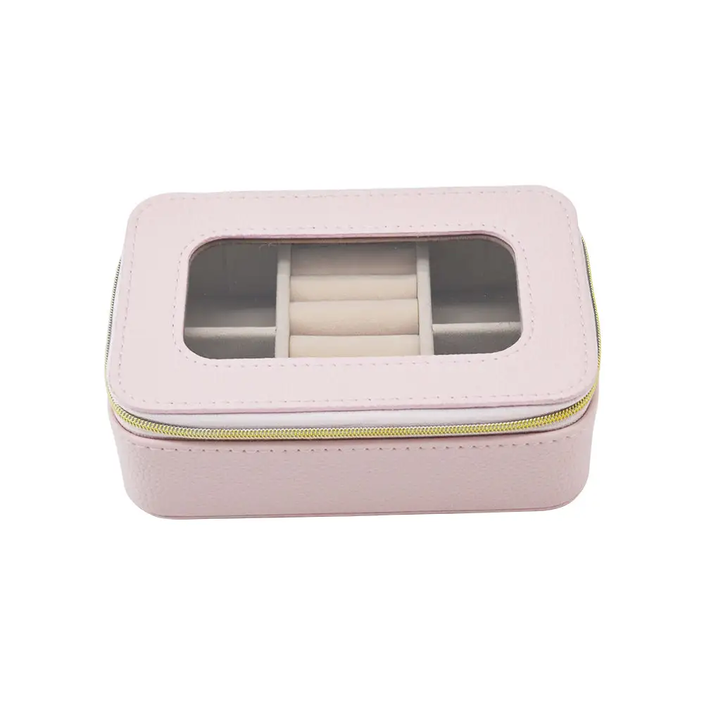 Leah Clear Top Jewelry Box