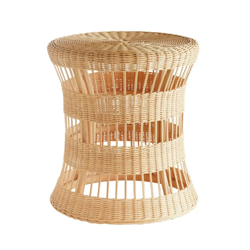 Modern Rattan Side Table