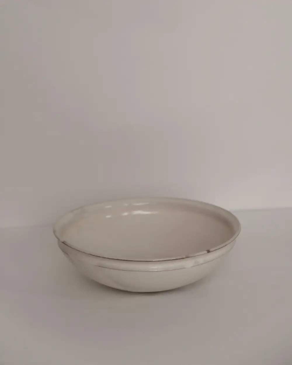 Gray Texture Round Bowl