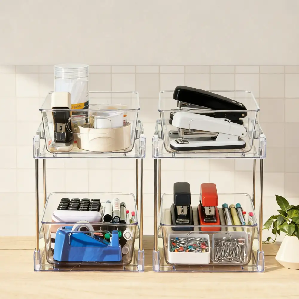 Tier Pull Out Office Organizers