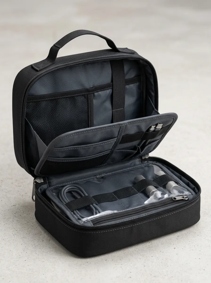 Portable Electronics Tech Organizer Bag