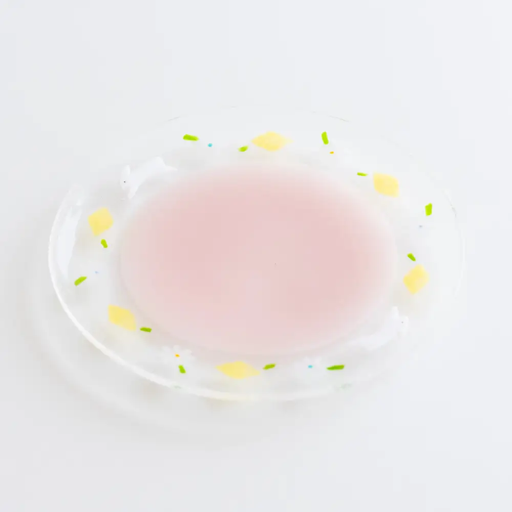 Glass Salad Plate