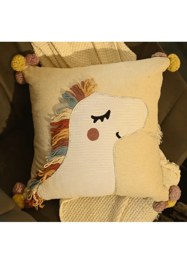 Refined Cotton Decorative Cushion Cover