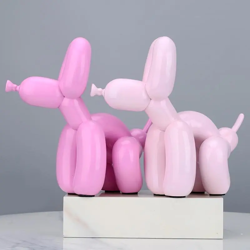 Colorful Dog Accent Sculpture