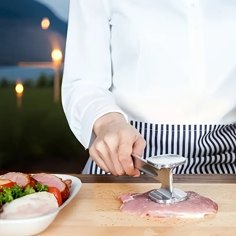 Heavy-Duty Double-Sided Meat Tenderizer