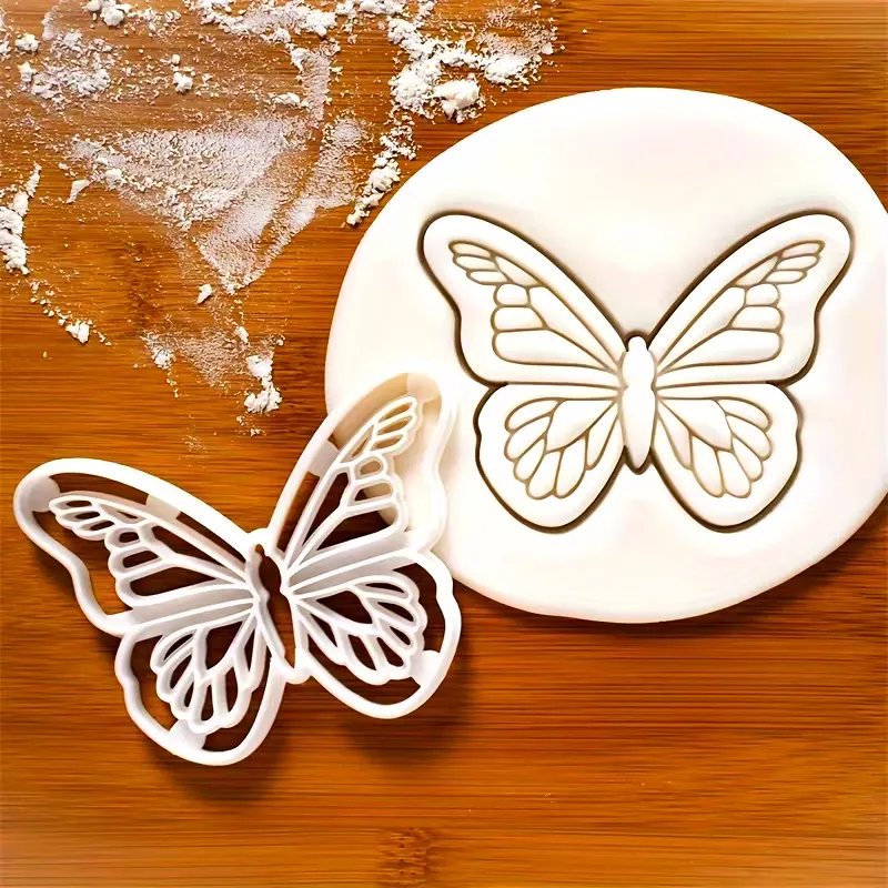 2 Pcs Butterfly Cookie Cutter
