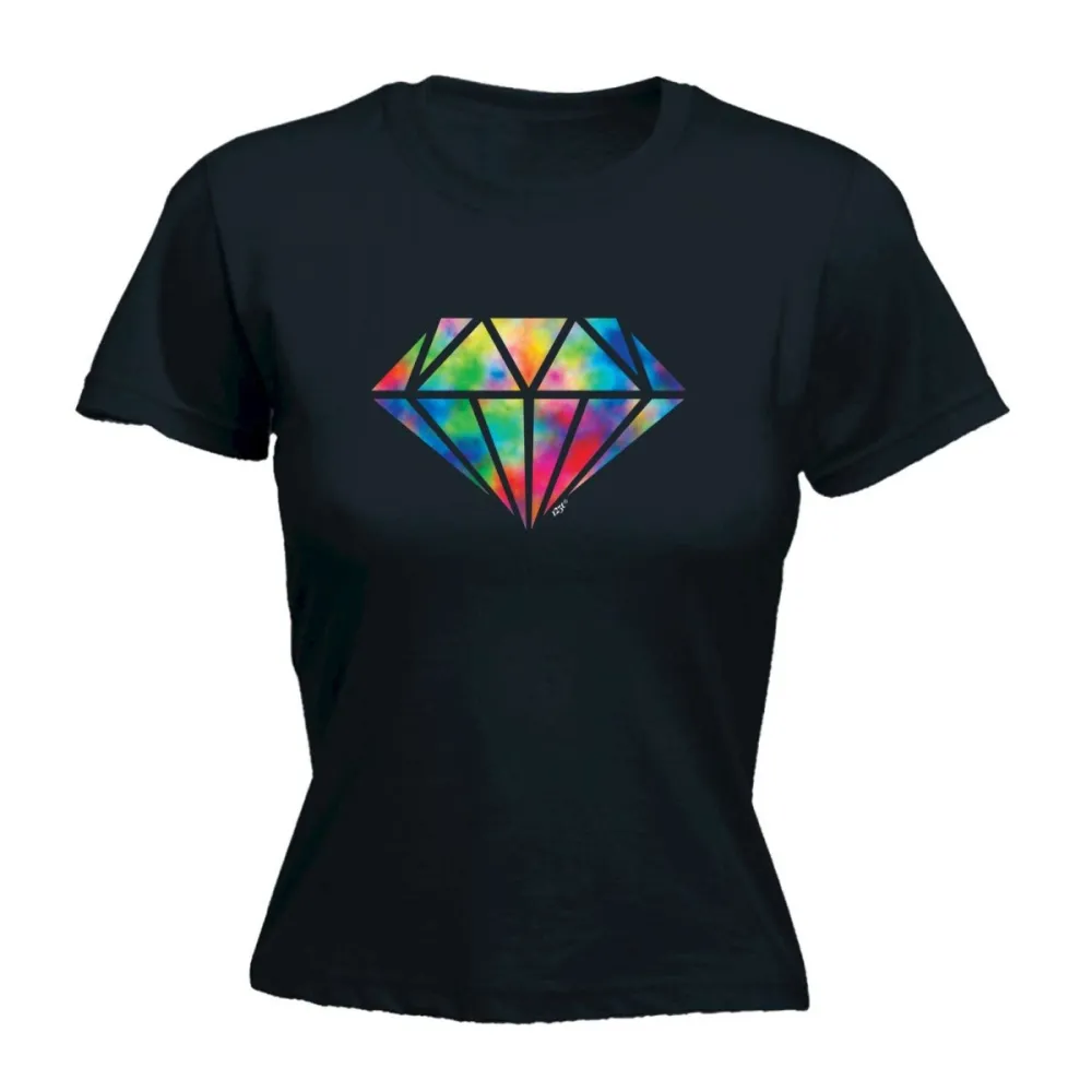 Acid Diamond Graphic Fitted Tee