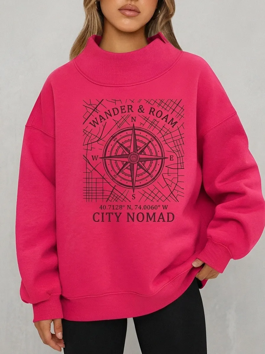Travel Lover Compass Sweatshirt