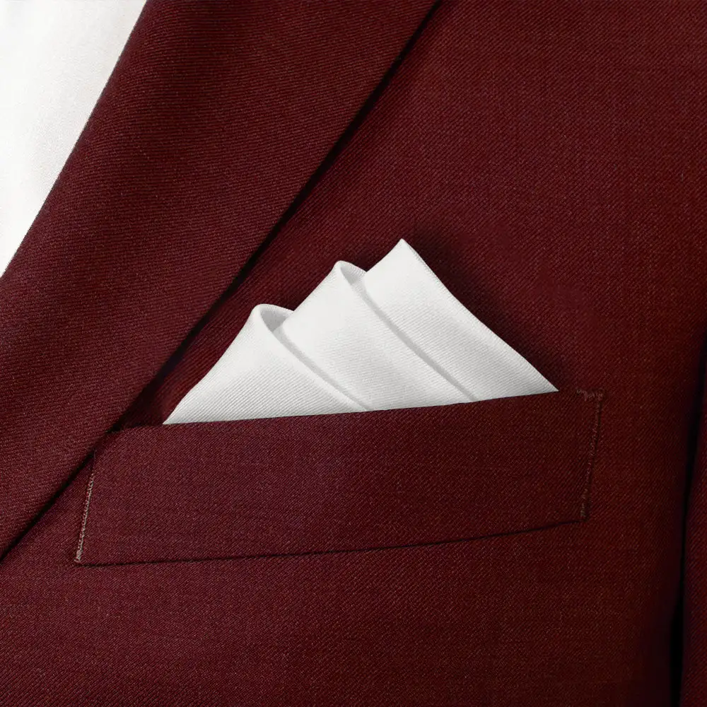 Sophisticated Versatile Solid Pocket Square