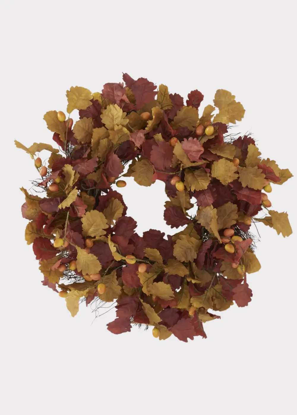 Artificial Oak Leaves Wreath