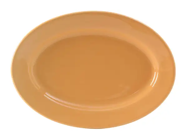 Decorated Oval Platter