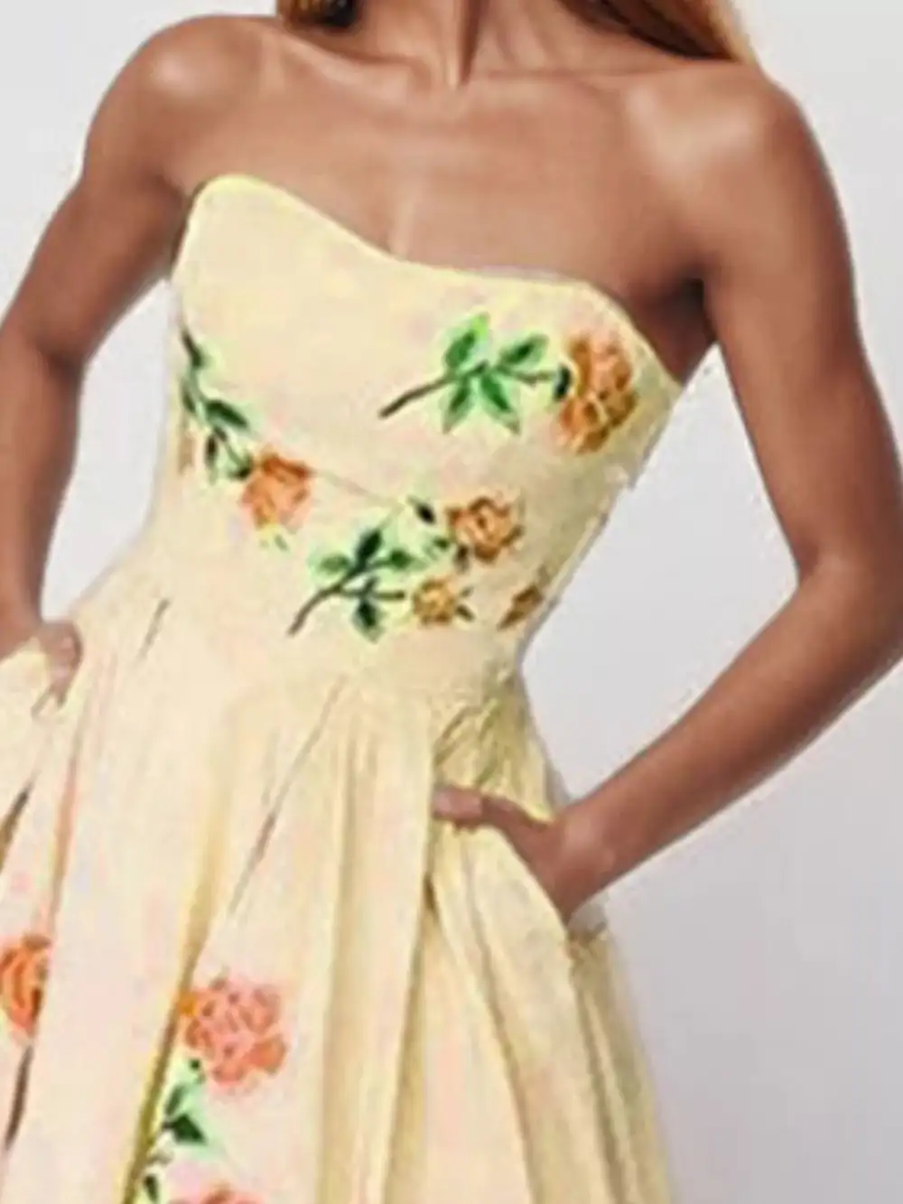 Refined Floral Maxi Dress