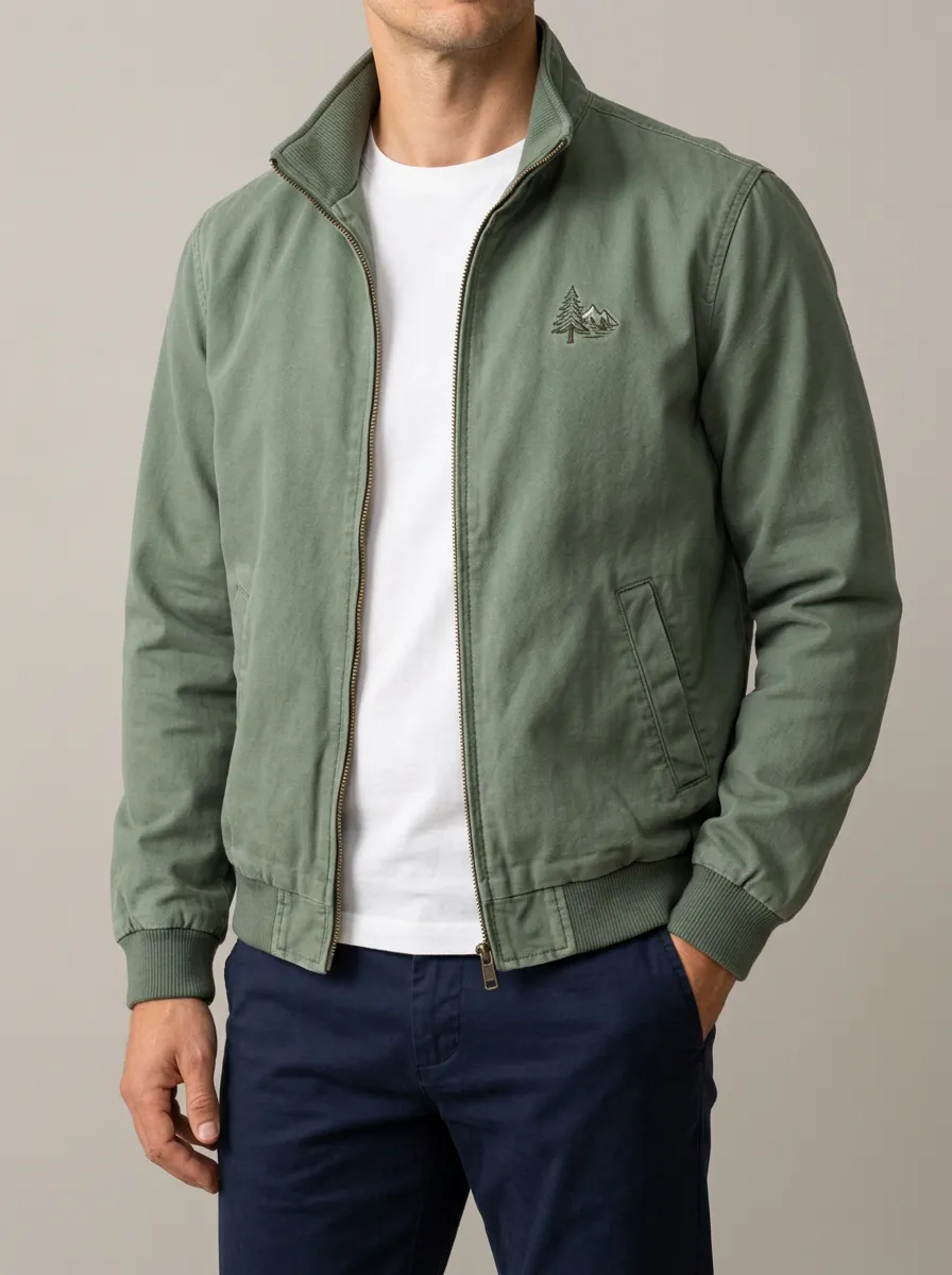 Streamlined Multi Pocket Bomber Utility Jacket