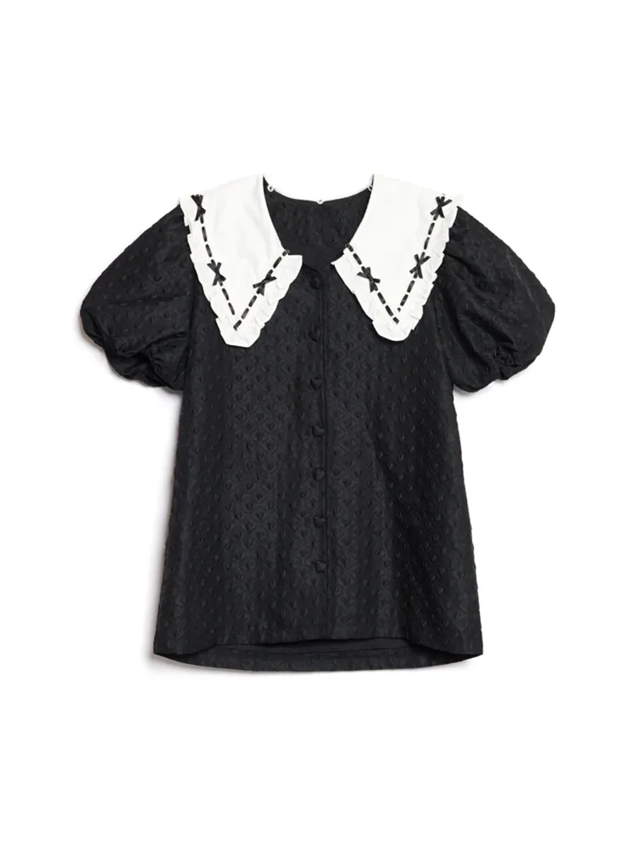 Bow Collar Dress