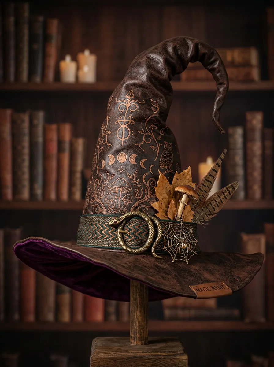 Whimsical Halloween Witch Hat