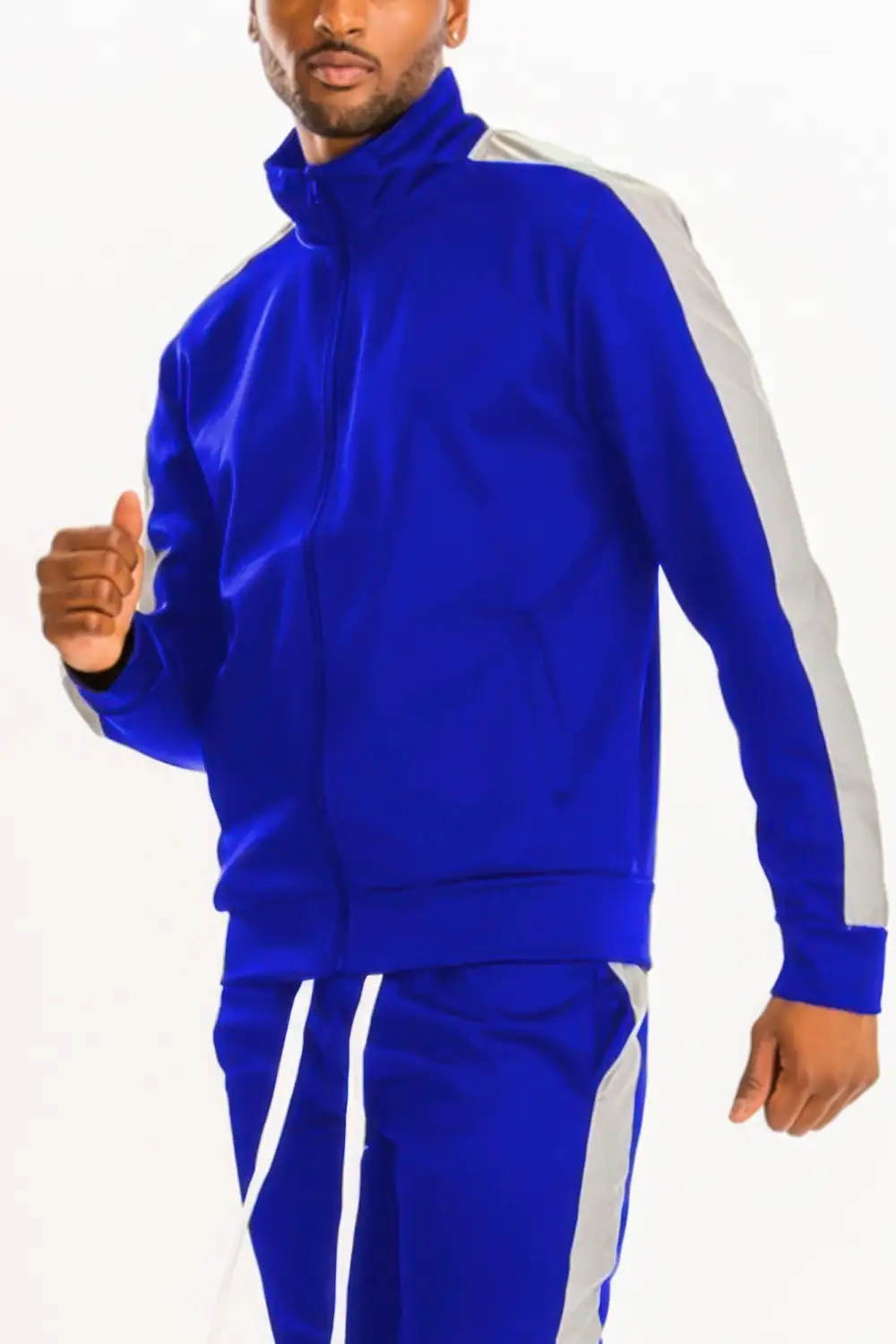 Single Stripe Track Jacket Athletic Style