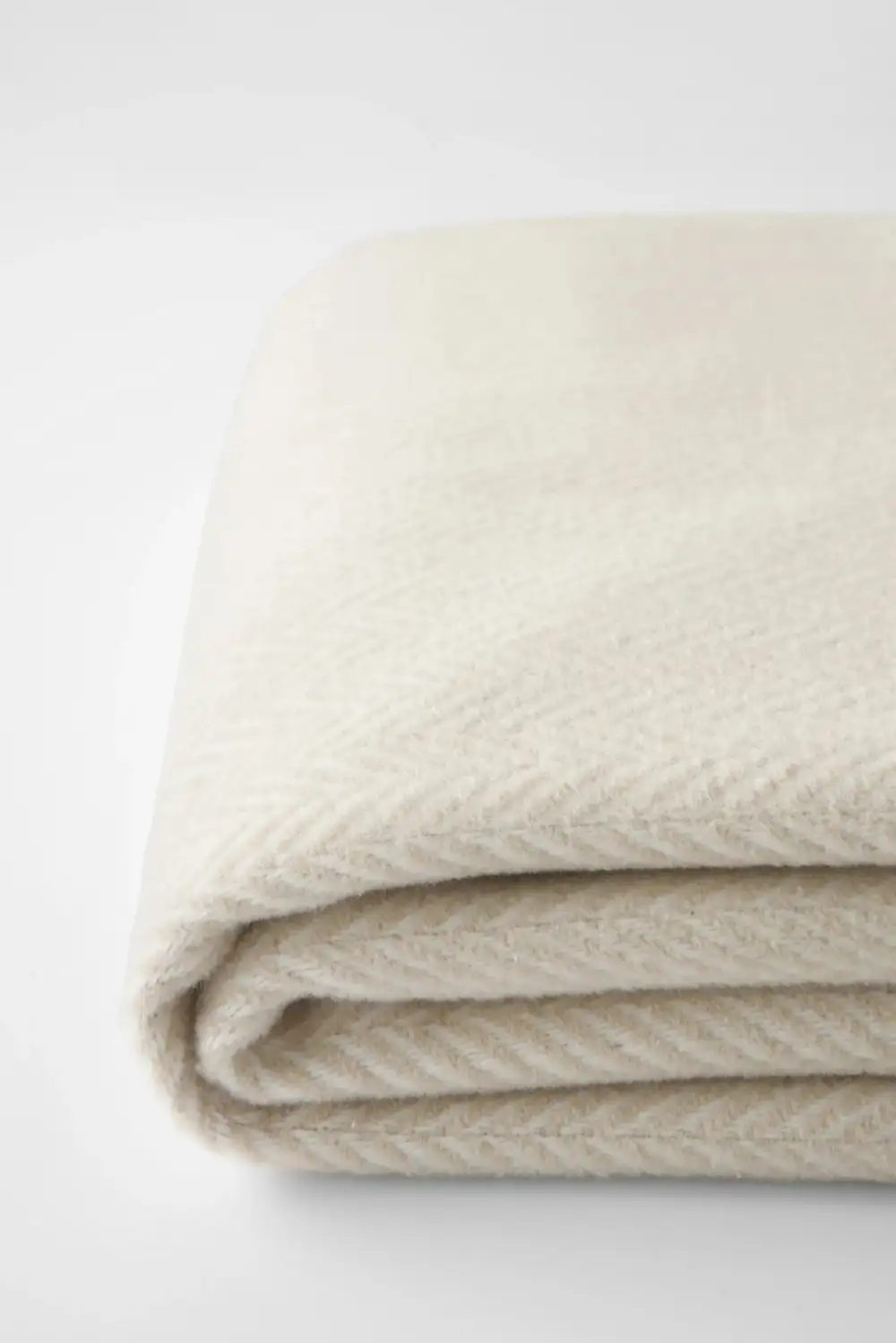 Textured Cotton Blend Throw