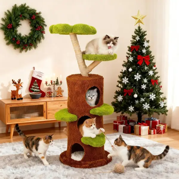 Indoor Pet Activity Cat Climbing Tree Model