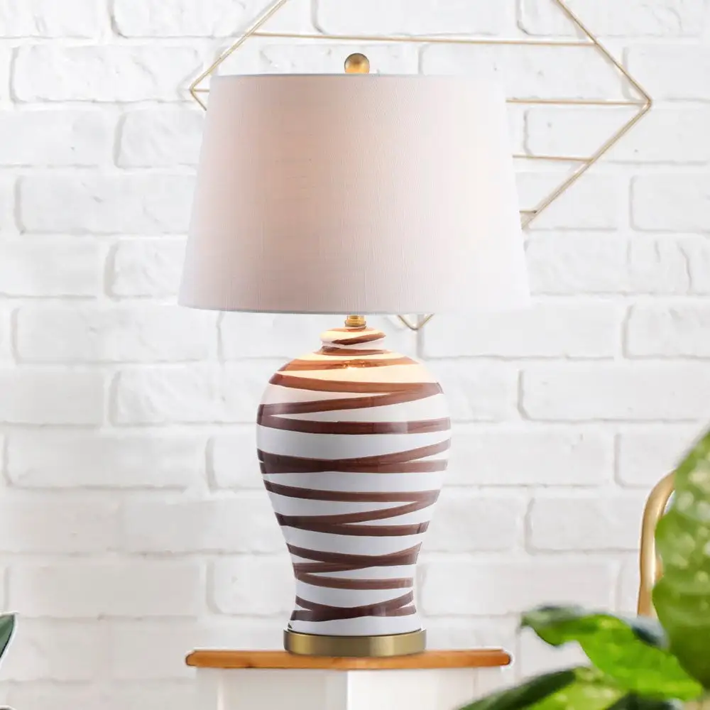 Architectural Ceramic LED Table Lamp