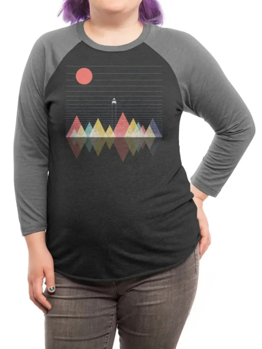 Colorful Mountain Reflection T-Shirt