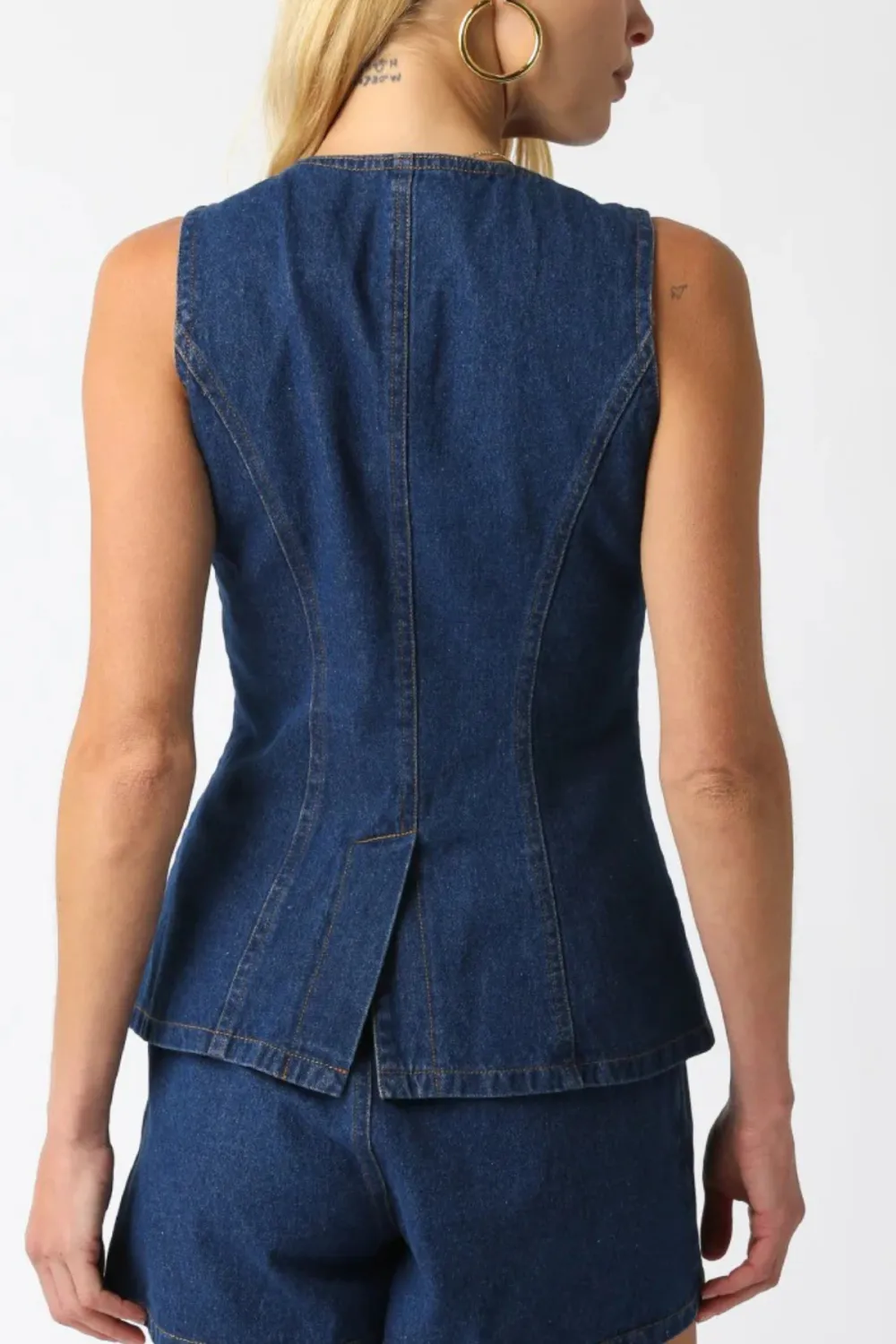 Button Denim Cotton Shirt