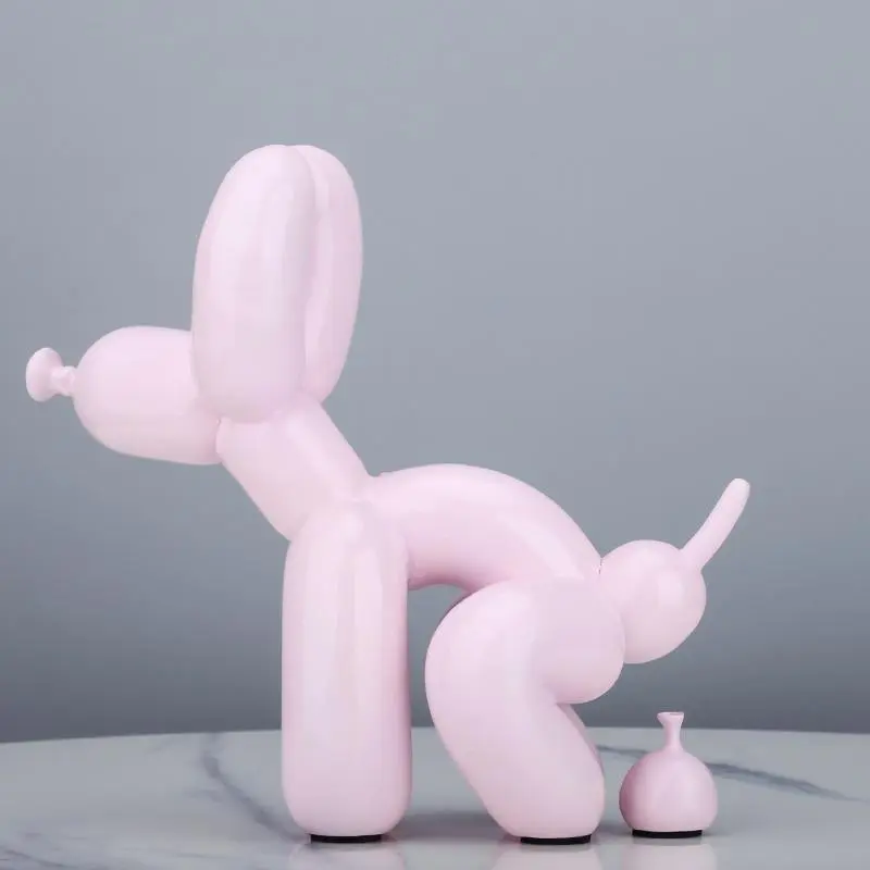 Colorful Dog Accent Sculpture