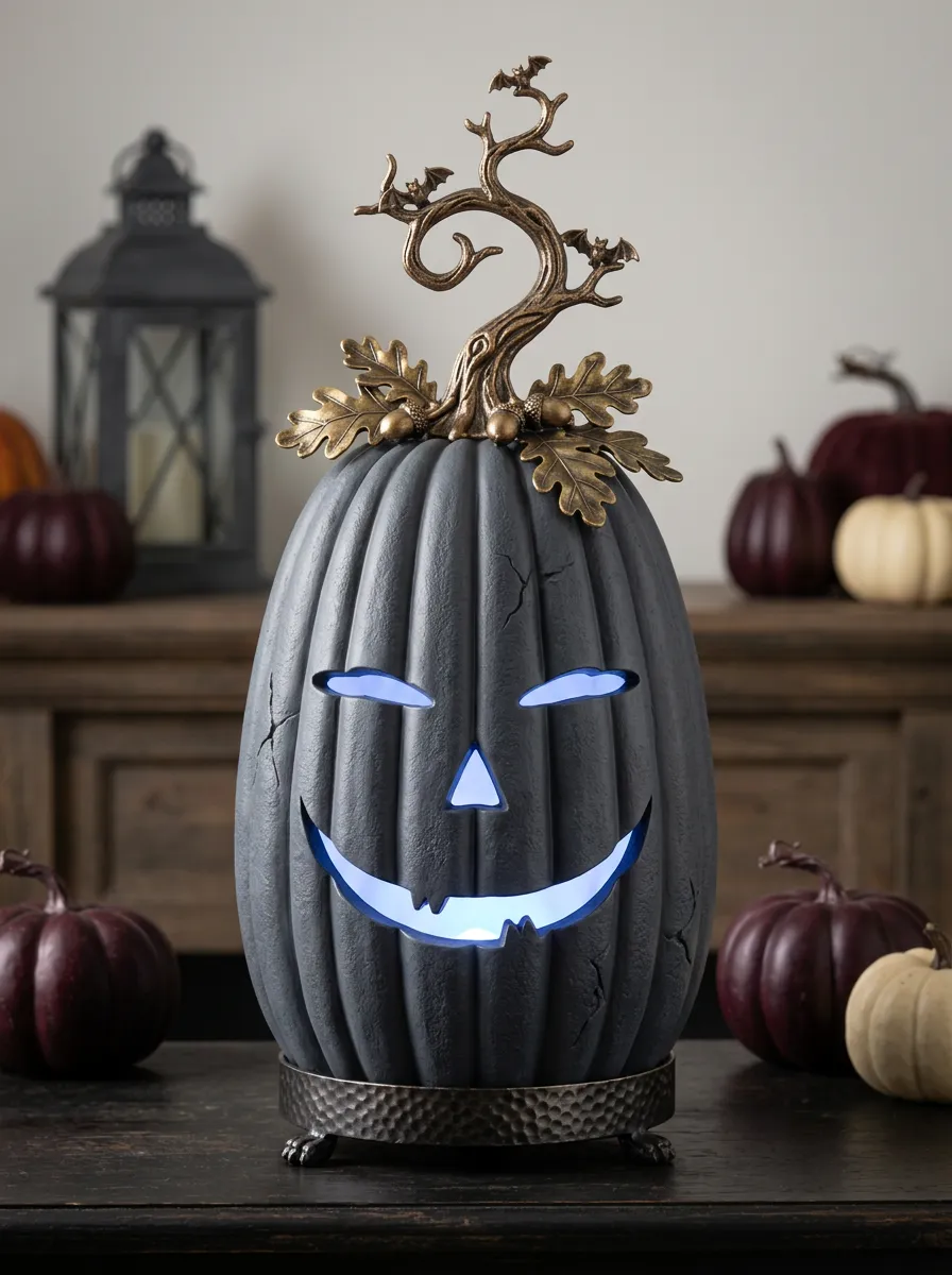 Halloween Jack-O-Lantern LED Table Ornament