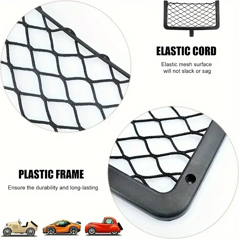 1pc Heavy-Duty All-in-One Vehicle Seat Back Organizer System