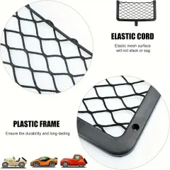 1pc Heavy-Duty All-in-One Vehicle Seat Back Organizer System