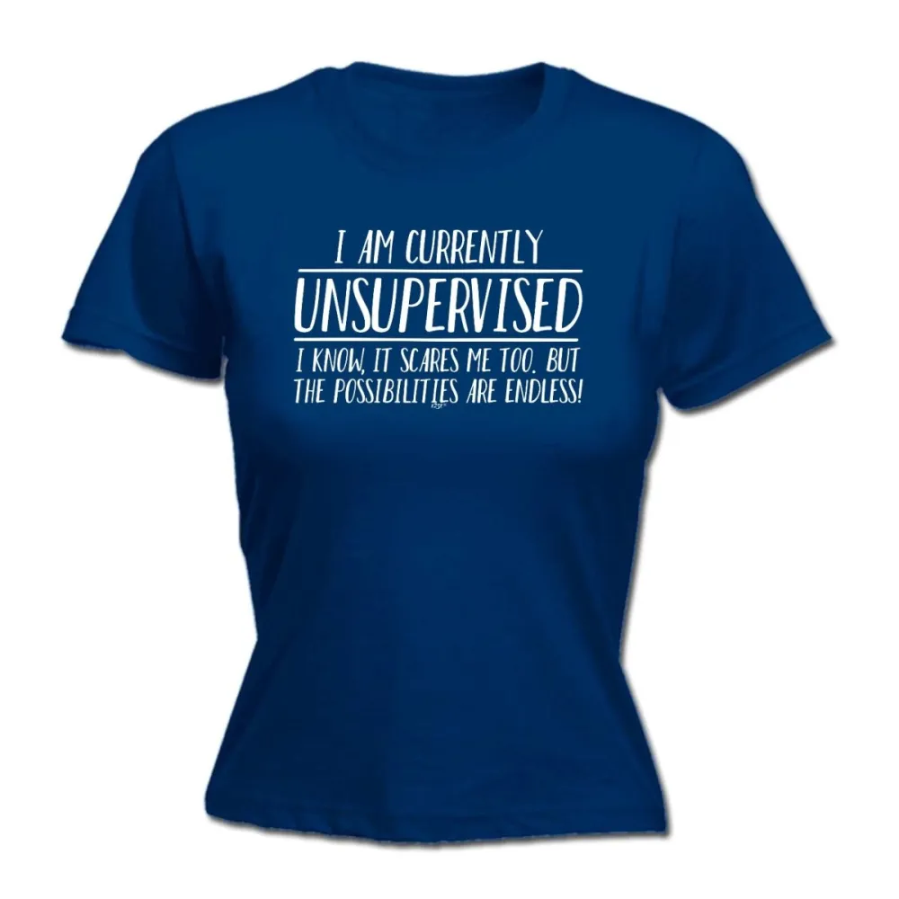 Unsupervised Mood Graphic Fitted Tee