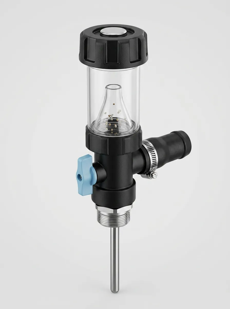 Injector-Mixer Water Heater Flush Attachment