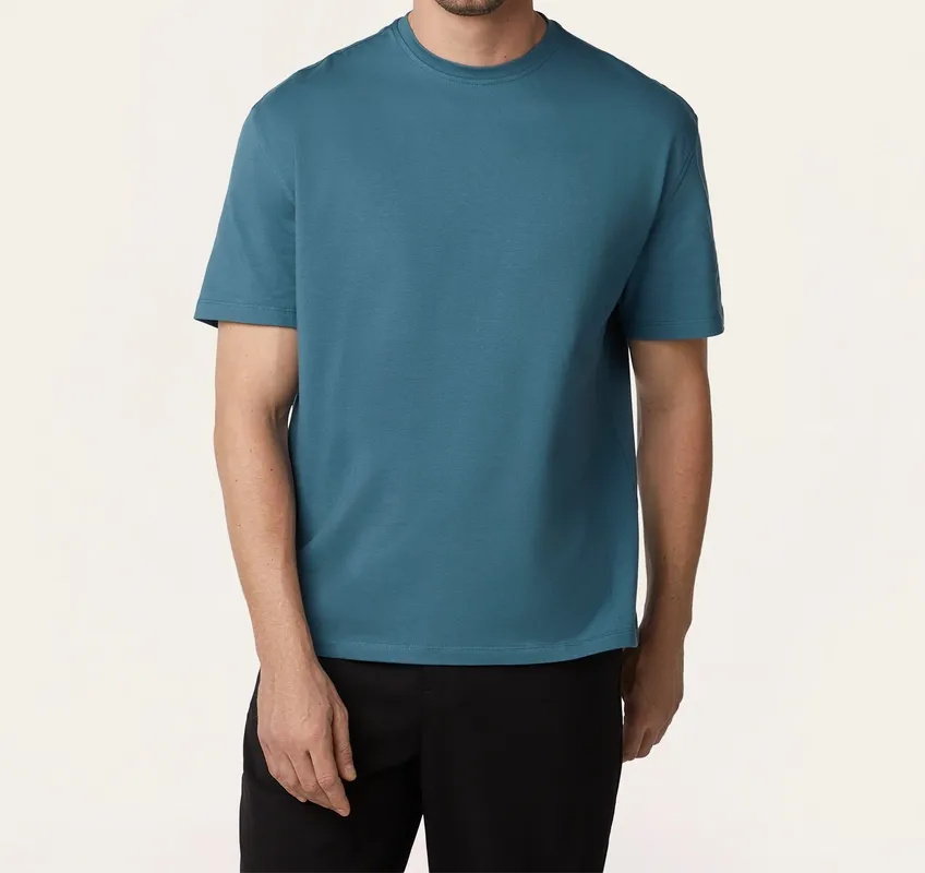 Heavyweight Relaxed Fit T-Shirt Teal Blue
