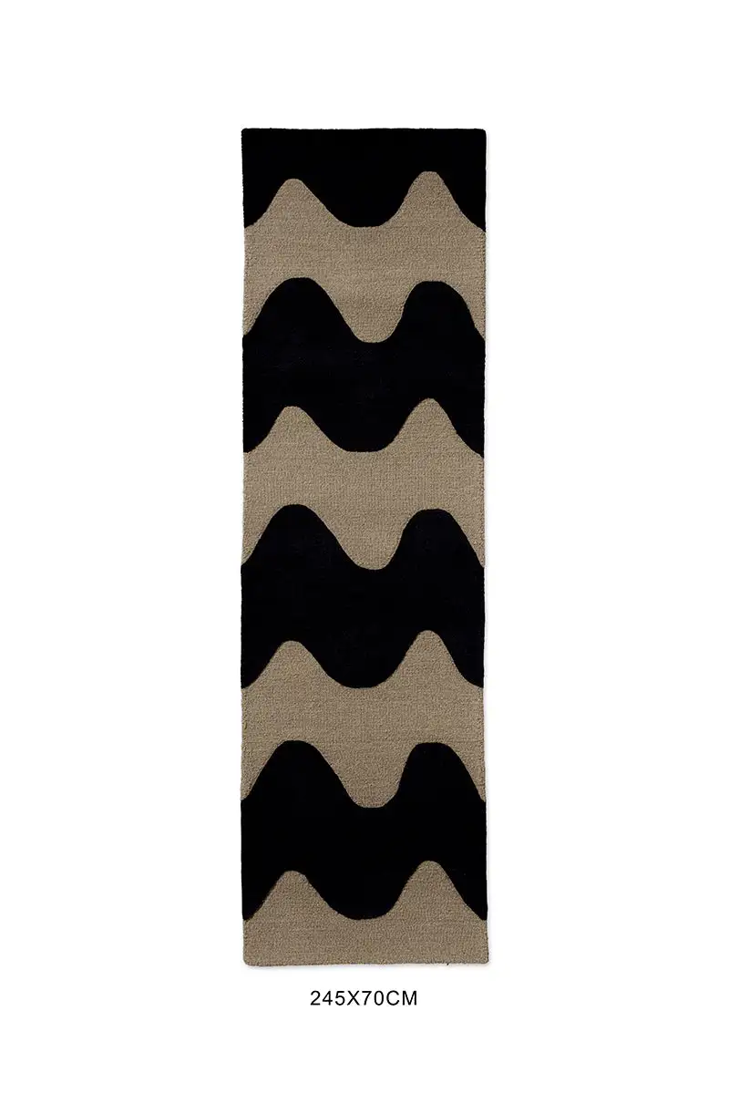 Wool Tufted Wave Runner Rug