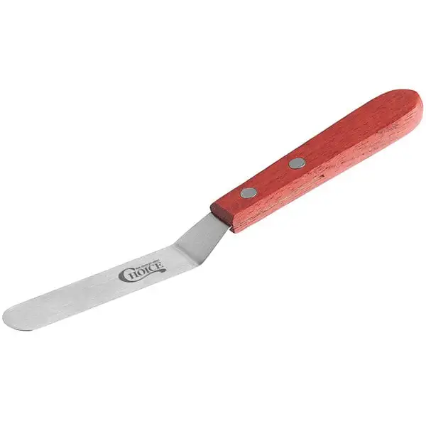 Blade Offset Baking Icing Spatula with Wood Handle