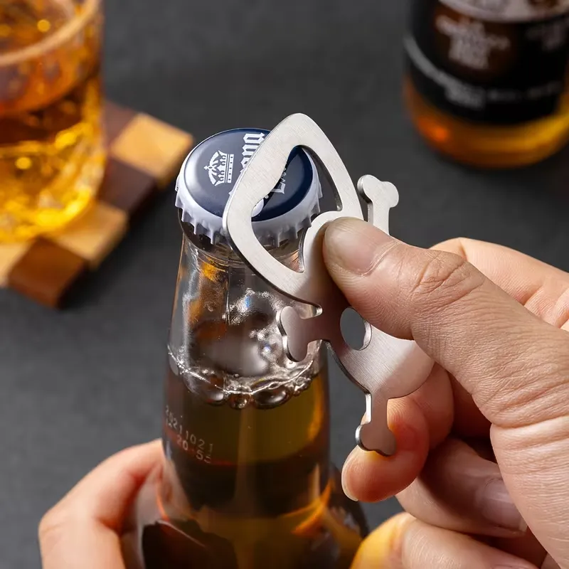 Stainless Steel Skull Bottle Opener