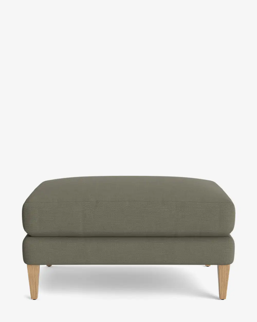 Modern Oak Ottoman
