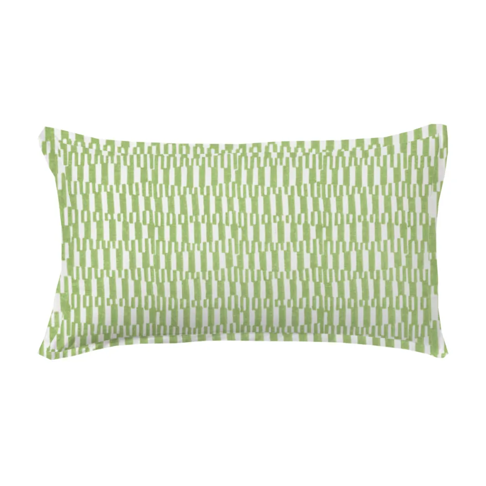 Geometric Butterfly-Flange Lumbar Pillow