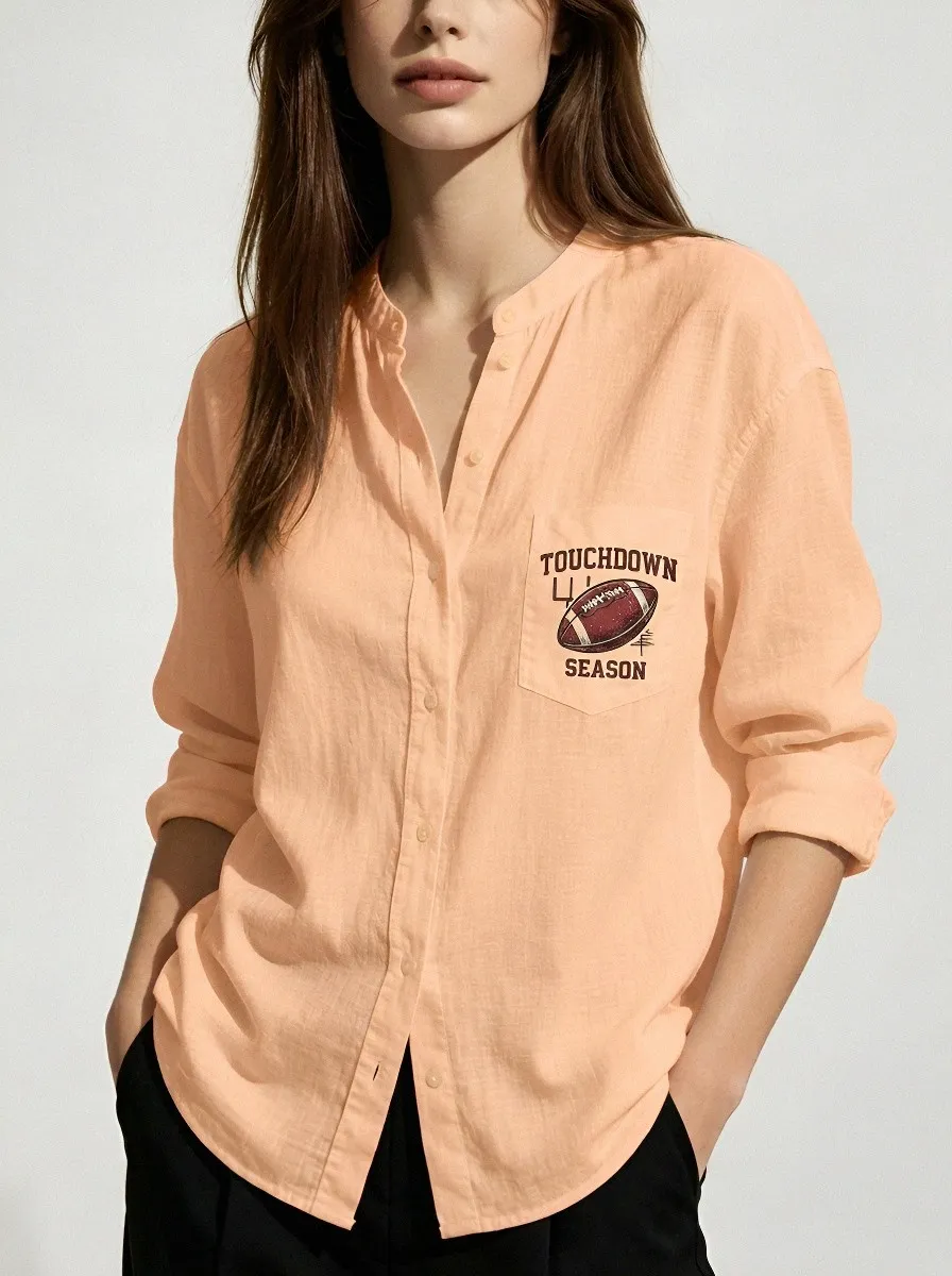 Football Graphic Casual Shirt